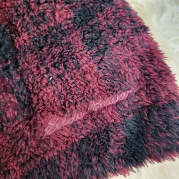 Eddie Bauer Buffalo Plaid Teddy Pullover Sweater - Picture 5 of 6